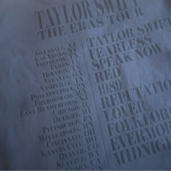 original authentic taylor swift era’s tour crewneck - Picture 1 of 4